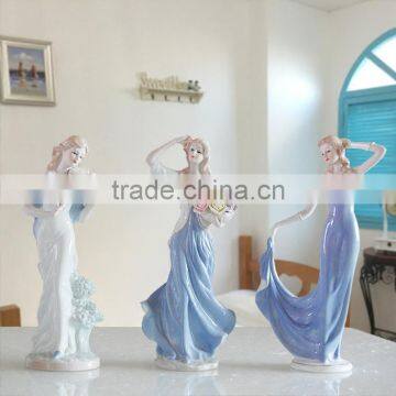 Classical Exquisite Elegance Porcelain Lady Figurine photo-2