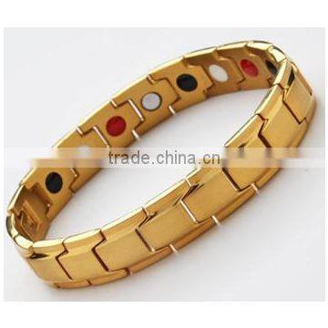 New Arrival Magnetic Bracelet Therapy Health Care Stone Stainless Steel Bracelet photo-5