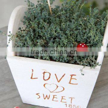 2017 Wooden Flower Pot Wooden Pot Wooden Design Garden Flower Pot photo-5