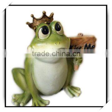 Animal decoration the frog prince kiss me