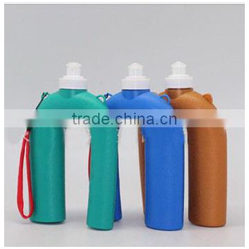 Green Plastic water bottle