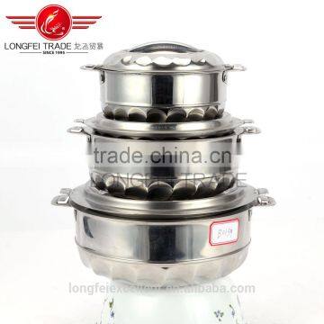 High quality stainless steel broad-brimmed cookware set/stainless steel cookware pot