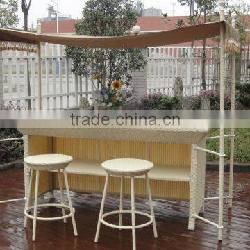 Rattam Patio Bar Furniture With Canopy For Sale photo-2