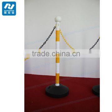 Plastic Portable Post/Light Duty Plastic Stanchion & Chain