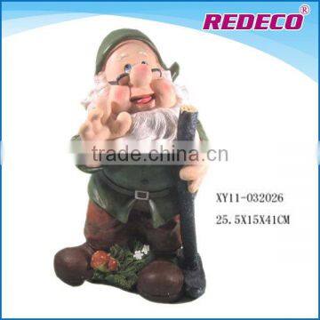 Polyresin gnome figurine