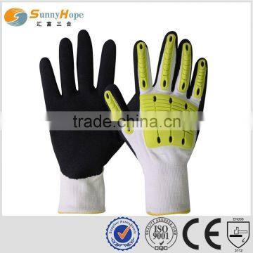 SUNNY HOPE Cuff Chip Industrial Gloves With TPR Patch Back,cycling Gloves photo-3