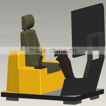 fork truck and wheel loader multifunction training simulator