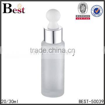 20ml 30ml Empty Perfume Glass Dropper Bottle White Essential Oil Cosmetic Glass Dropper Bottle White Wholesale Free Sample photo-5