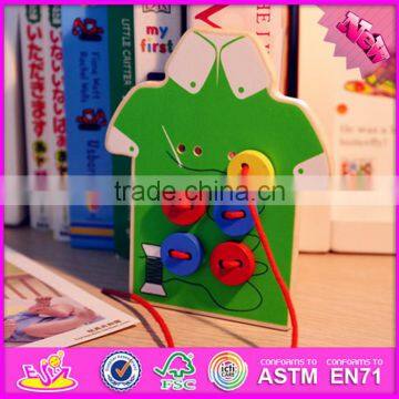 2016 top fashion diy kids wooden toy clothes W01A089