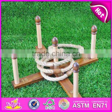 Top fashion outdoor ring toss wooden quoits game W01A207