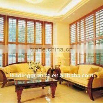 wood plantation shutter