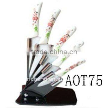 2014 Excellent Design Top-grade Quality Package Ceramic Knife Set