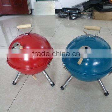 Small Portable 12" Inch Kettle BBQ Grill photo-3