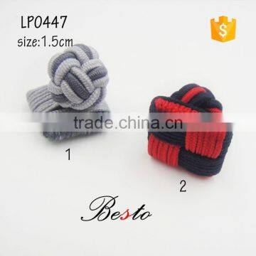 New custom style fashion graceful cufflinks Square Silk Knots cufflinks for decoration