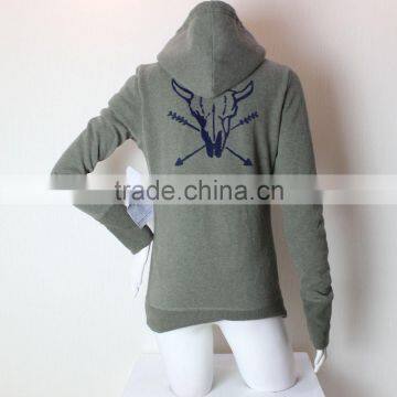 Lady Fashion Printing and Embroidery Hoody photo-5