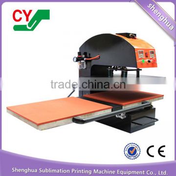 Efficient high quality double sided plates t-shirt pneumatic heat press machine