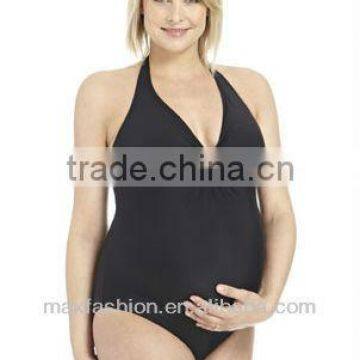 Fashion maternity black swimwear