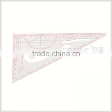 Kearing sanwich line triangular scale rulers 1:4 & 1:5 scale for fashion design, high quality ruler for sewing market #8545