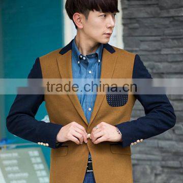 GZY wholesale stock men suit neck design