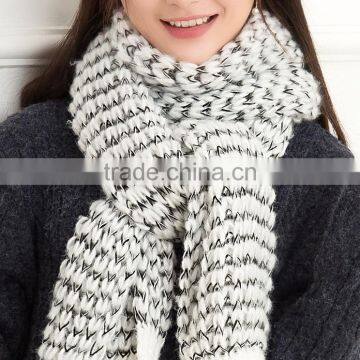 Autumn Winter Ladies or Women or Girls Fashion Pure Color New Yellow Scarf Knitted Majored Maker photo-6