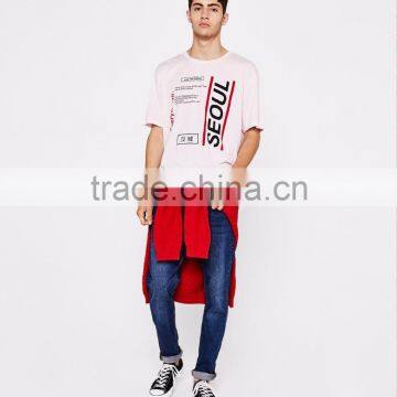 Customization Vivid Cool Front Printing Mens Tee Relaxed Fit Street Style Casual Tshirts 100% Cotton Soft Touch Jersey Menswear photo-2