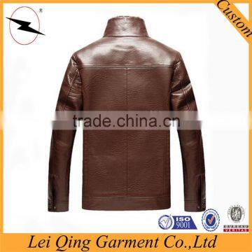 New Model Wholesale Warm Men Jacket Clothing Coat Fashion Leather Man Coat photo-2