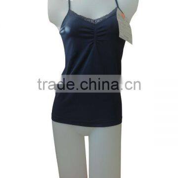 nice quality new style seamless woman underwear sexy lingerie ladies V-neck camisole w/lace
