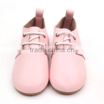 2 - 6years Kids Dress Shoes Pink Leather Hard Sole Toddler Children Oxford Shoes photo-3