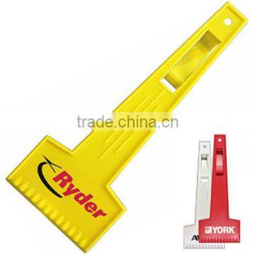 USA Made Large Ice Scraper With Visor Clip - features a visor clip and comes with your logo.