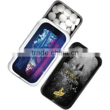 Mini Tek Slider Mints - sugar-free, full color imprint available and comes with your logo