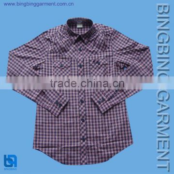 nice ladies' casual check blouse