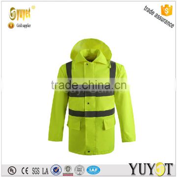 3m reflective safety waterproof jackets men with hood