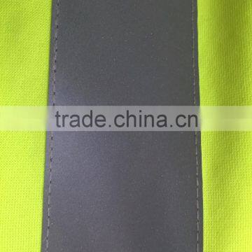 Two Tone hi Vis Safety Sweatshirt With Reflective Tape and Half Zipper photo-6