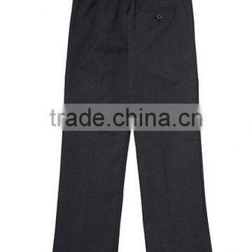 2016 Popular Latest Boys Flat Front Black School Uniform Pants photo-3