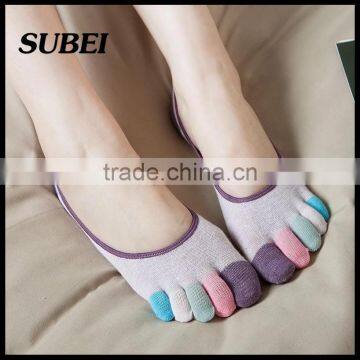 Short Toe Socks Toe Socks Ms. Cotton Invisible Hand Creative Cotton Socks photo-5