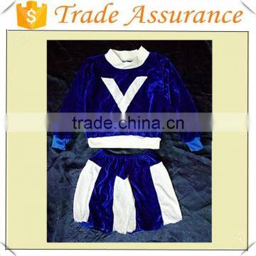 Hot Wholesale superhero superman Cheerleaders costume for girl