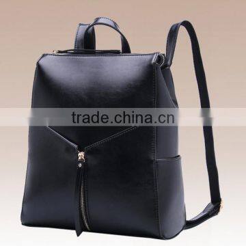 2017 New Design Leisure Cotton Canvas Backpack for Girls photo-2