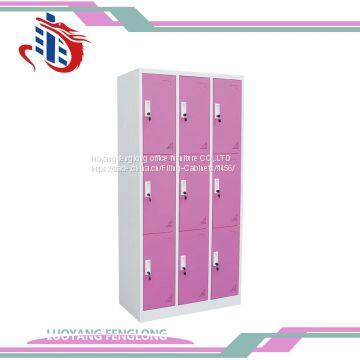 Оптовая металлическая стальная стойка для хранения с 9 дверцами photo-3