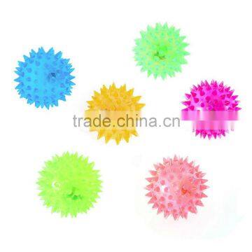 3pcs Dog Puppy Cat Pet Hedgehog Ball Rubber Bell Sound Ball Fun Playing Toy Hot Worldwide photo-2