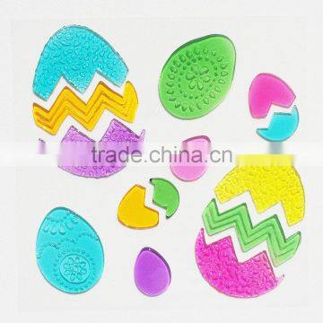 DIY Sticky Gel Window Decoration Happy Easter Window Sticker photo-3