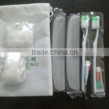 hotel amenities set