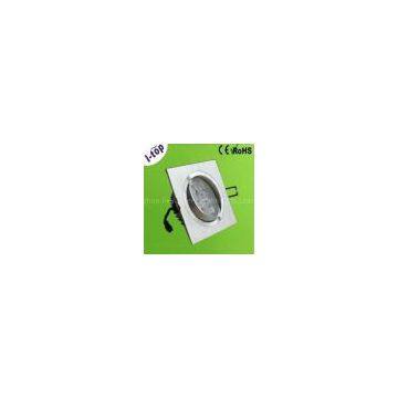 Milky Glass High Power Fluorescent Square Recessed LED Downlight Bulbs 220v 6w or 12w
