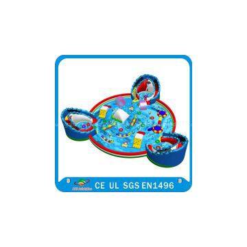 Giant floating good quality inflatable water park