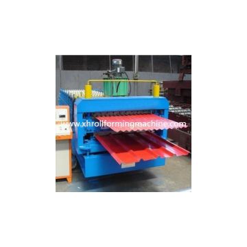 Corrugated Metal Colorful Coating Steel Double Layer Roofing Roll Forming Machine