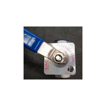 NP ball valve with position indicator