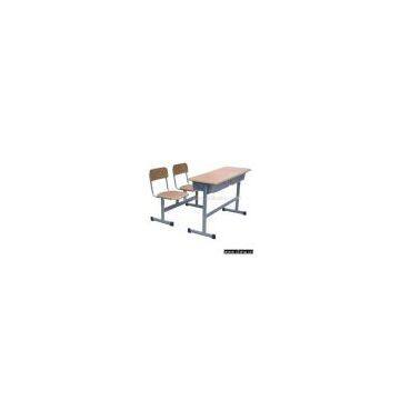 double Desk and Chair