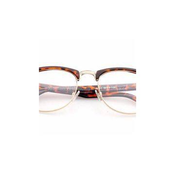2016 New Designer Eyewear Frame Simple Elegant Square Oversized Eyeglasses Fashion Spectacle Half Frame Frame Oculos Quadro