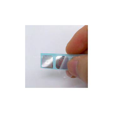 Customize made metal company logo sticker phone sticker car sticker