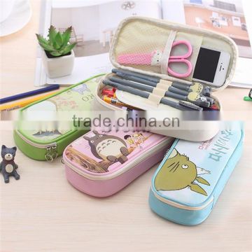 (Top) High quality Totoro pencil box for kids, Cute Pencil Bag for student, Kids pencil case wholesale