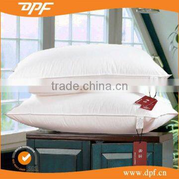 100% cotton 30% white goose down 70% feather 1000g hotel pillow
